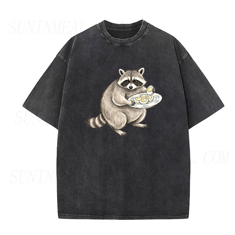 Raccoon & Deviled Eggs Thanksgiving Unisex Tee