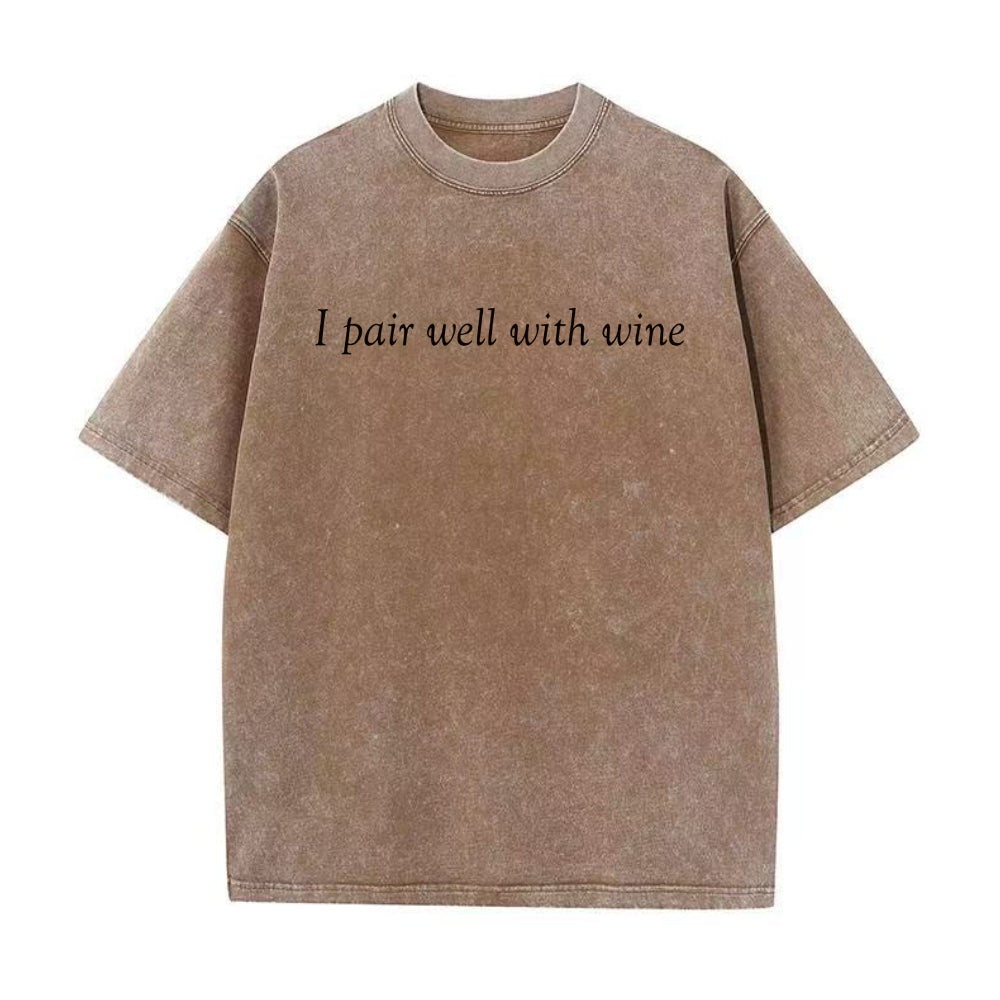 I Pair Well With Wine Unisex Tee