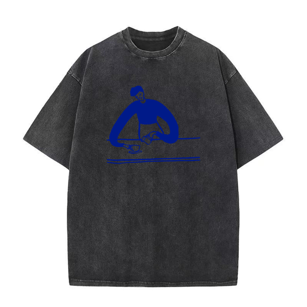 コーヒーを作るユニセックスTシャツ
