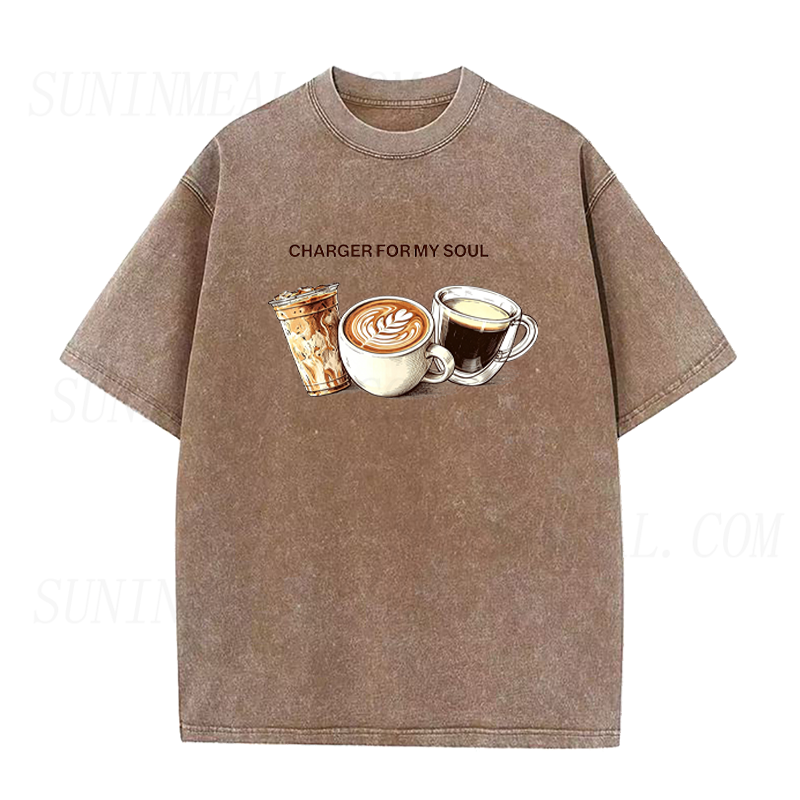 Coffee Is The Charger for My Soul Unisex Tee
