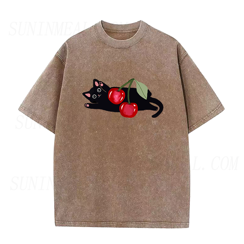 Cherry Cat unisex Tee