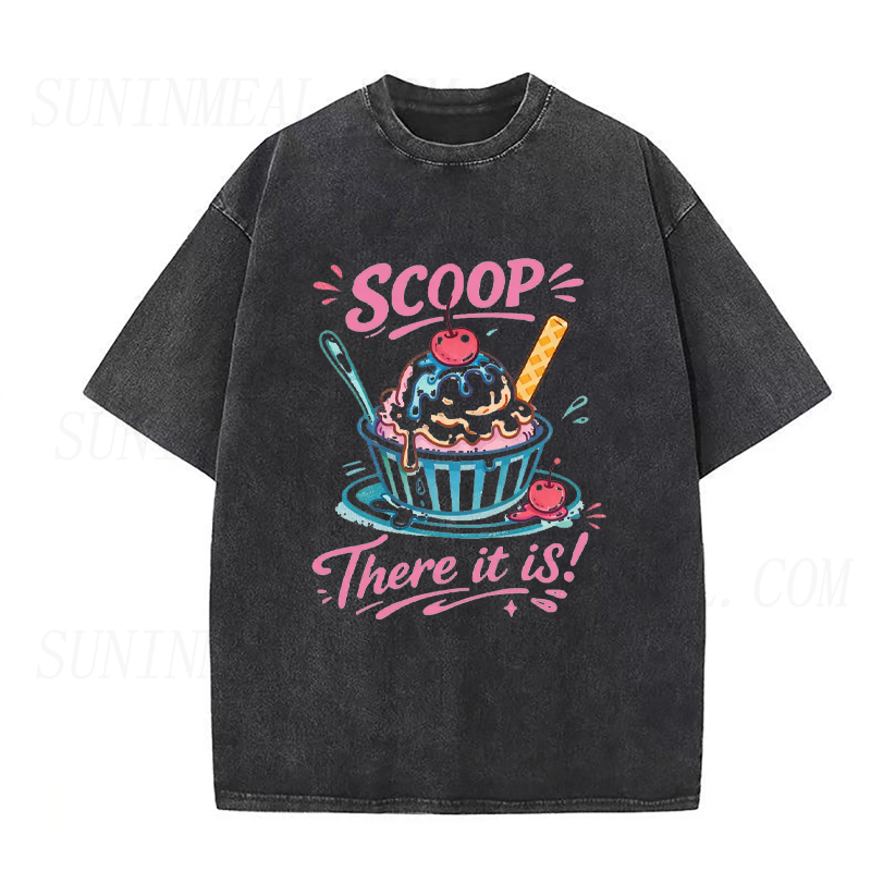Scoop There It Is Ice Cream Unisex Tee