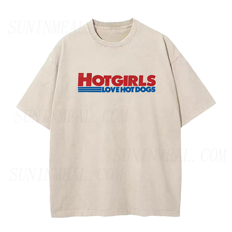 Hot Girls Love Hot Dogs Unisex Tee
