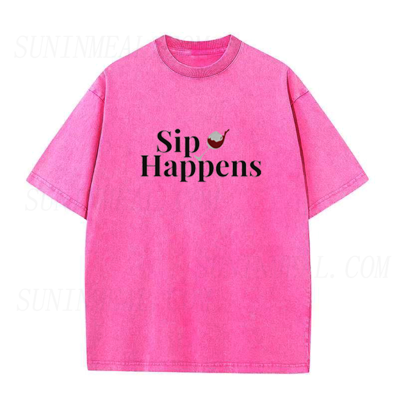 Sip Happens Wine Unisex Tee