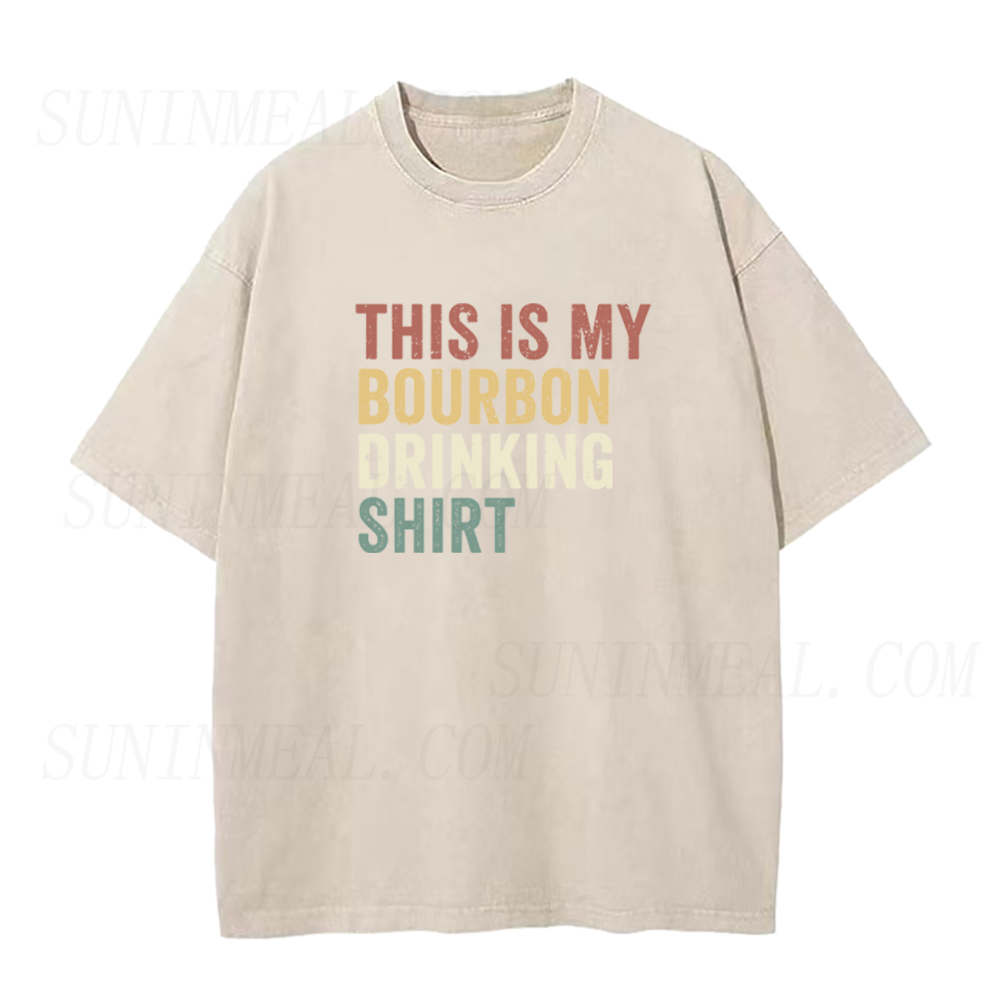 This Is My Bourbon Drinking Shirt Unisex Tee