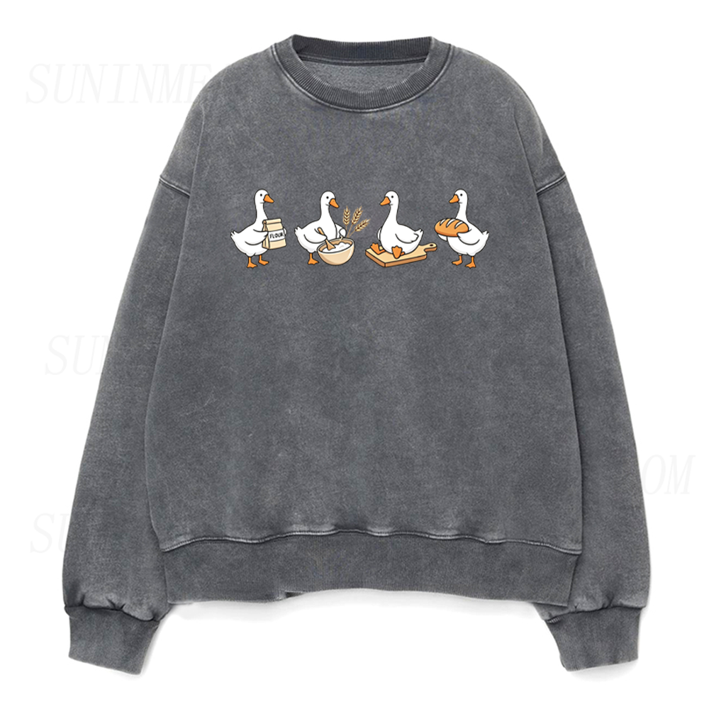 Funny Goose Sourdough Unisex Crewneck Sweatshirt