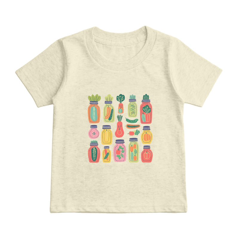 Colorful Pickle Veggie Kids T-Shirt