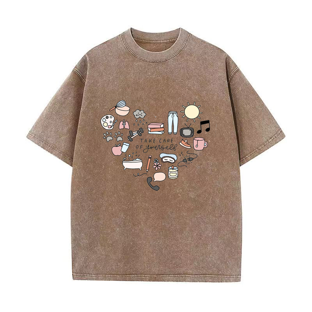 Take Care of Yourself Heart Unisex Tee