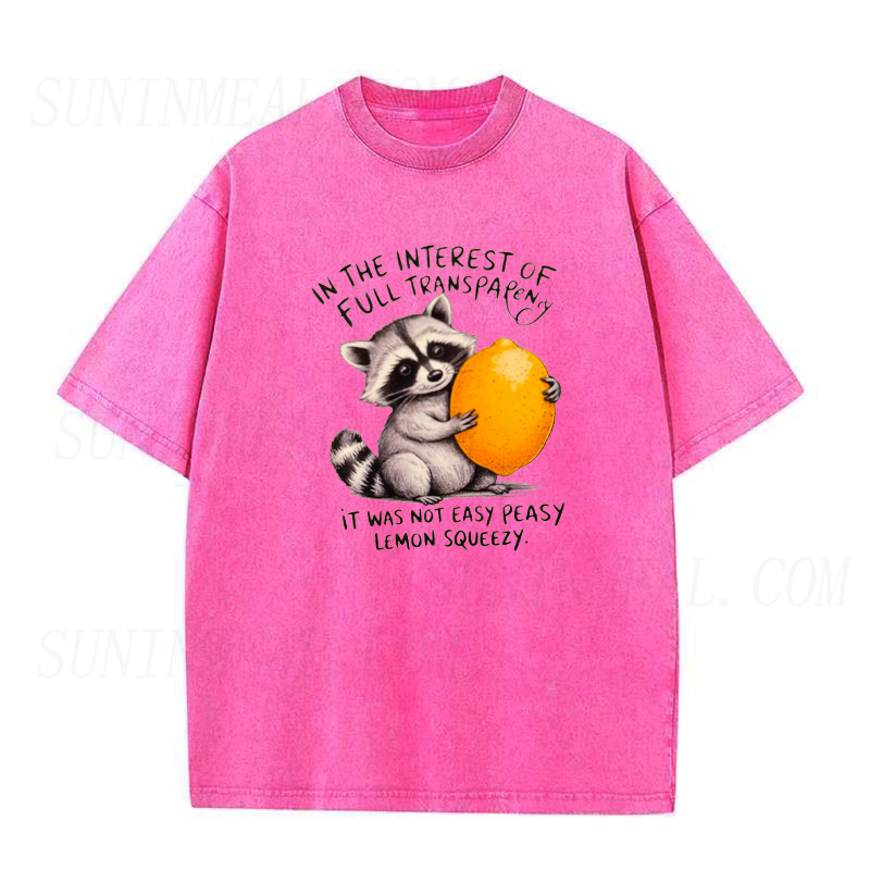 Easy Peasy Lemon Squeezy Raccoon Tee