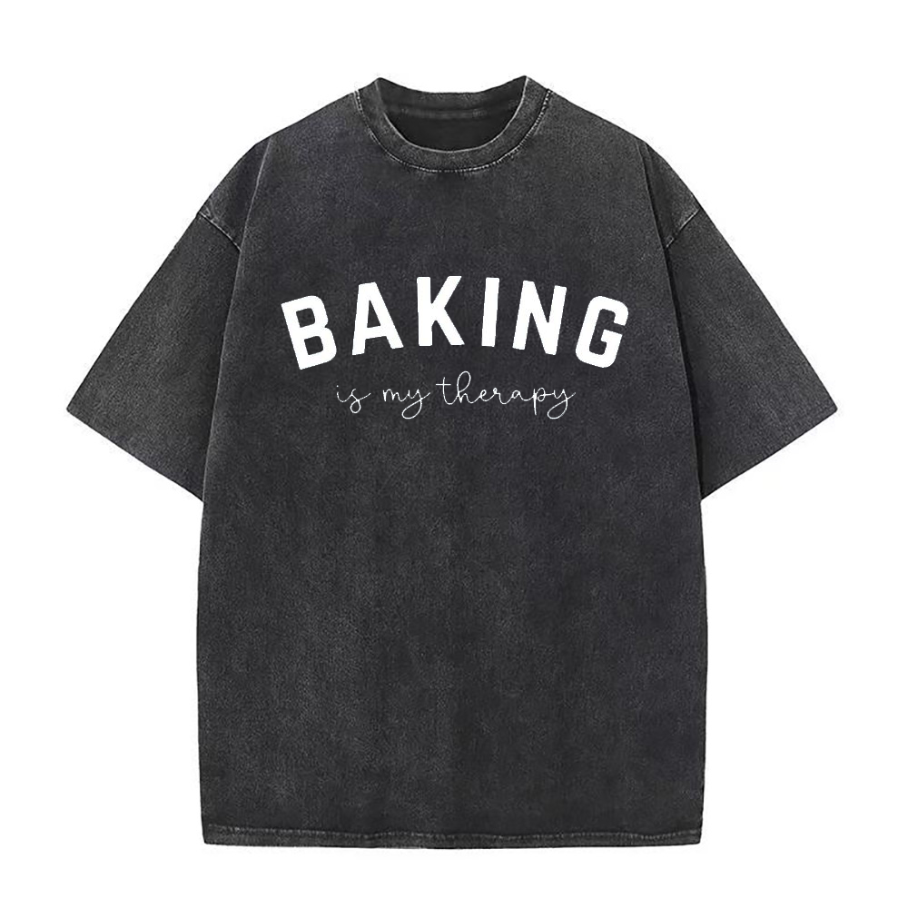 Baking Is My Therapy Unisex Tee