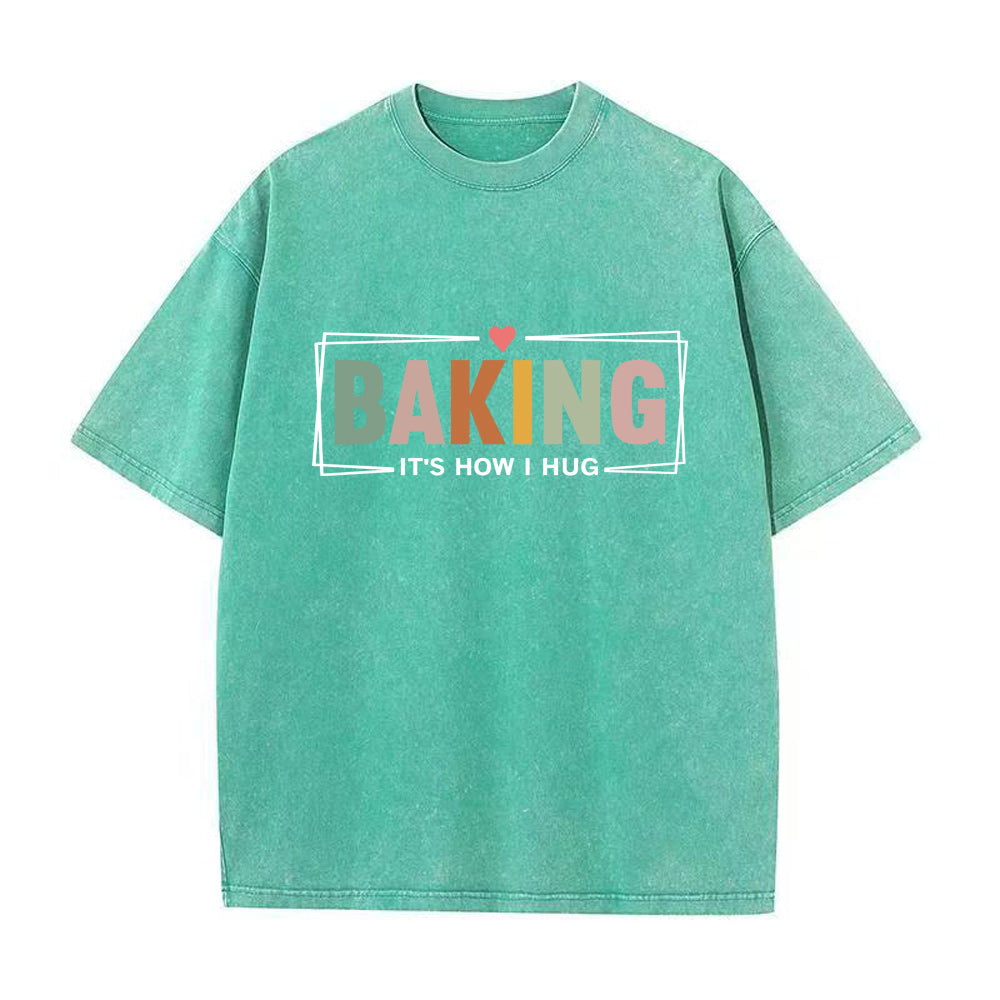 baking it's how I hug Unisex Tee