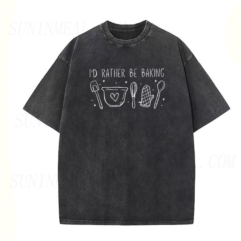 I'd Rather Be Baking Unisex Tee