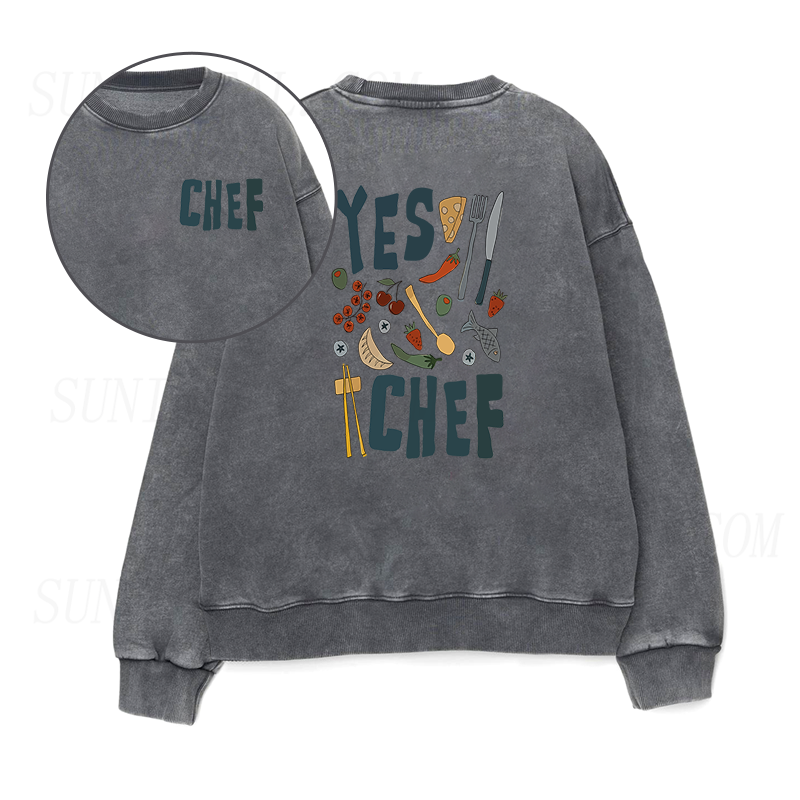 yes chef Unisex Crewneck Sweatshirt