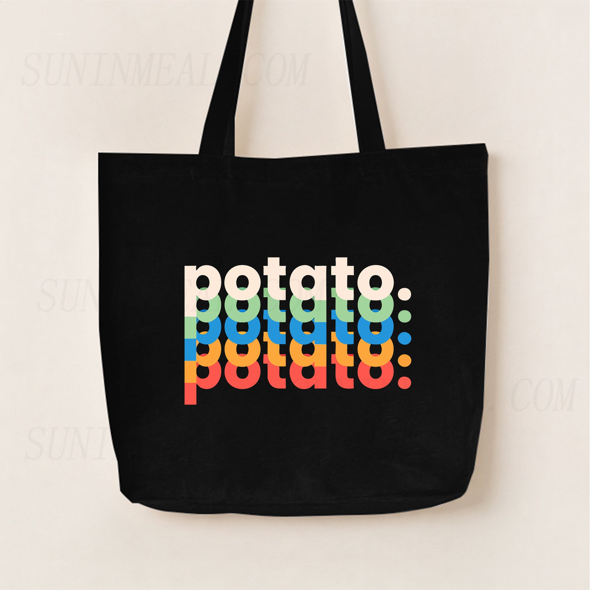Potato Canvas Tote Bag