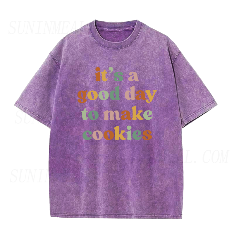 クッキーを作るのに最適な日 ユニセックスTシャツ
