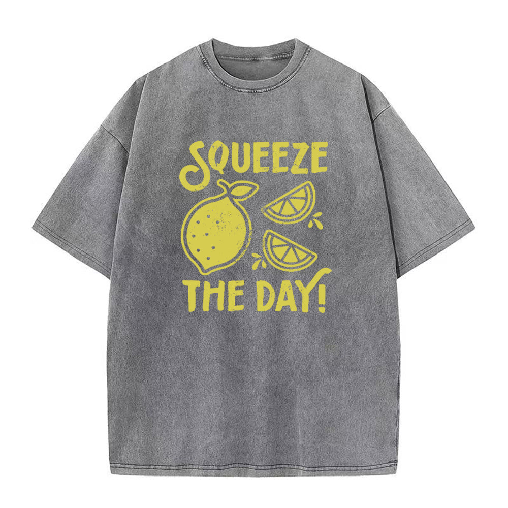 Squeeze The Day lemon Unisex Tee