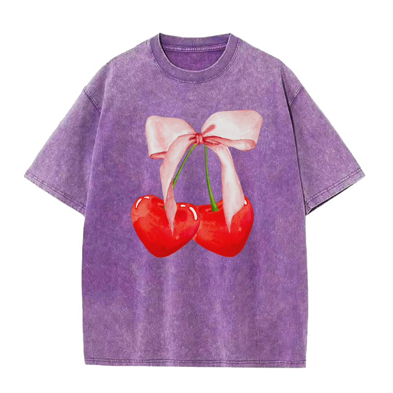 Cherry Hearts Valentines Tee