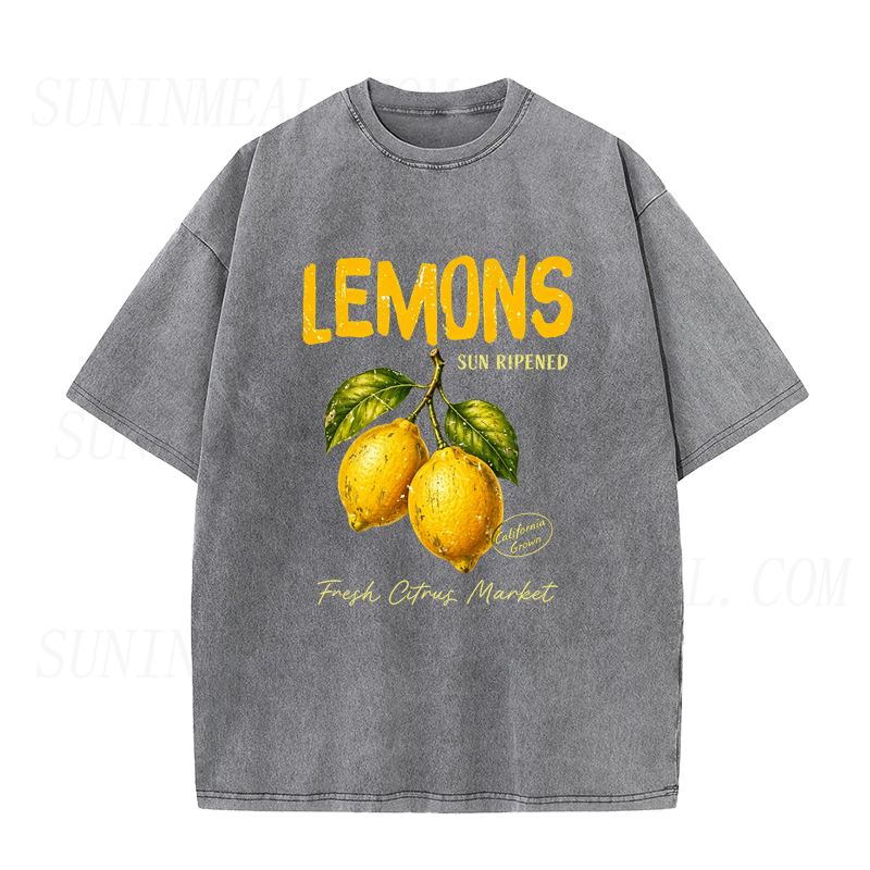 Sun Ripened Lemons Citrus Market Unisex Tee
