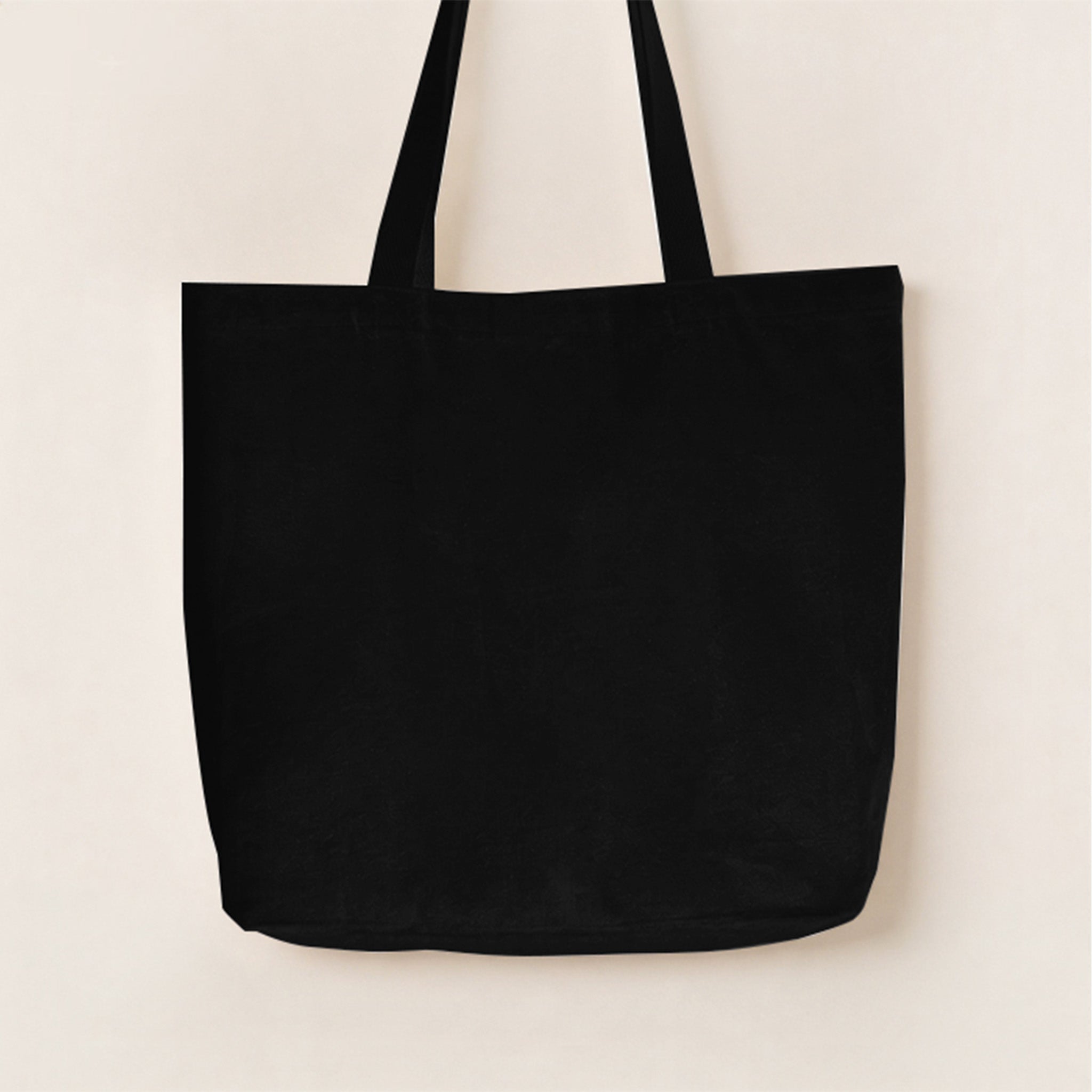 Solid Canvas Tote Bag