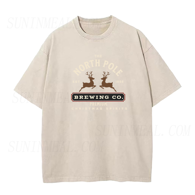North Pole Brewing CO Christmas Unisex Tee