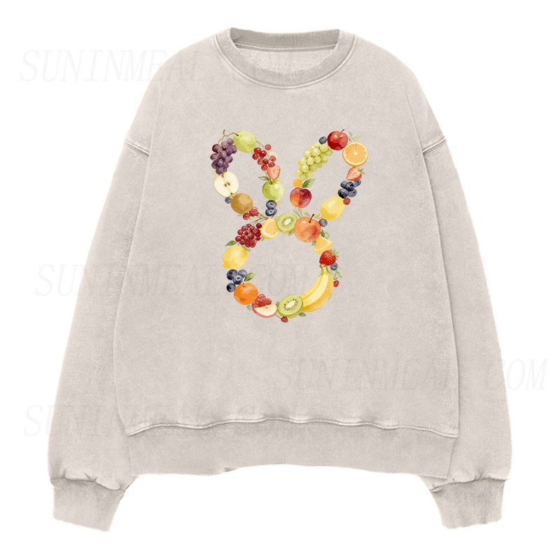 Fruit Bunny Unisex Crewneck Sweatshirt