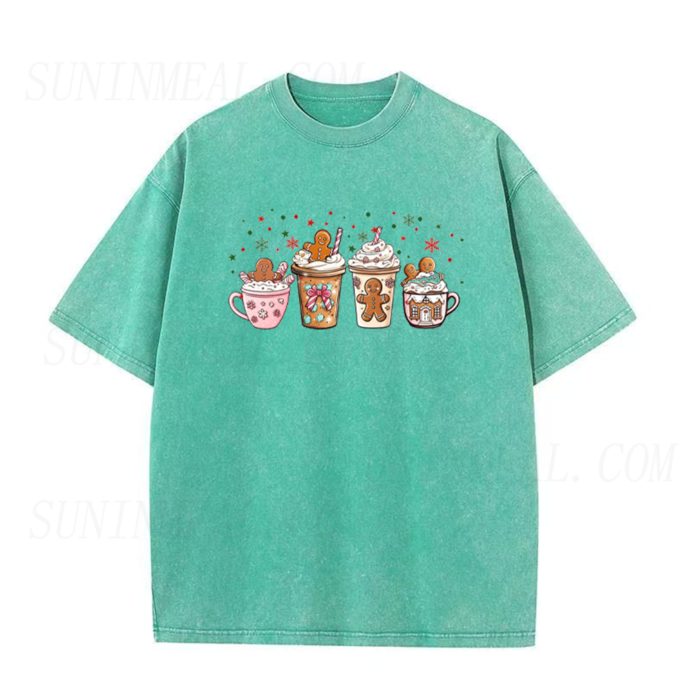 Gingerbread Christmas Coffee Unisex Tee