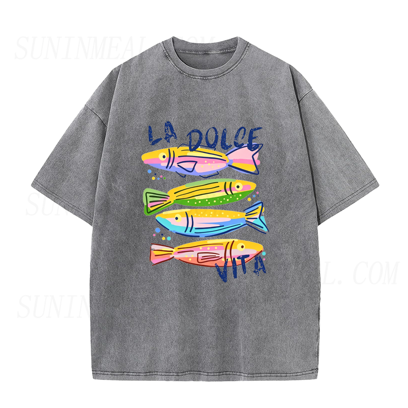 Fish & La Dolce Vita Unisex Tee