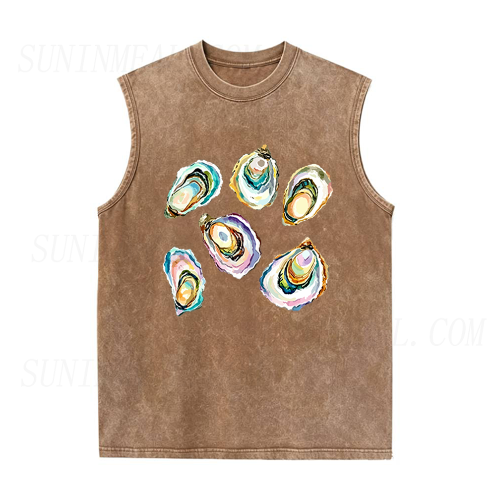 Watercolor Oyster Unisex Tank Top
