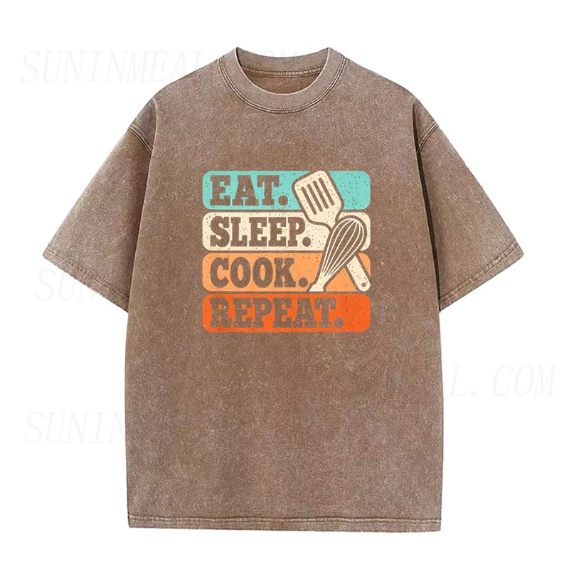 Eat Sleep Cook Repeat Unisex Tee