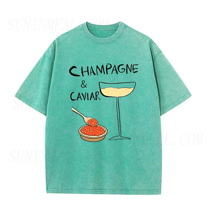 Champagne & Caviar Unisex Tee