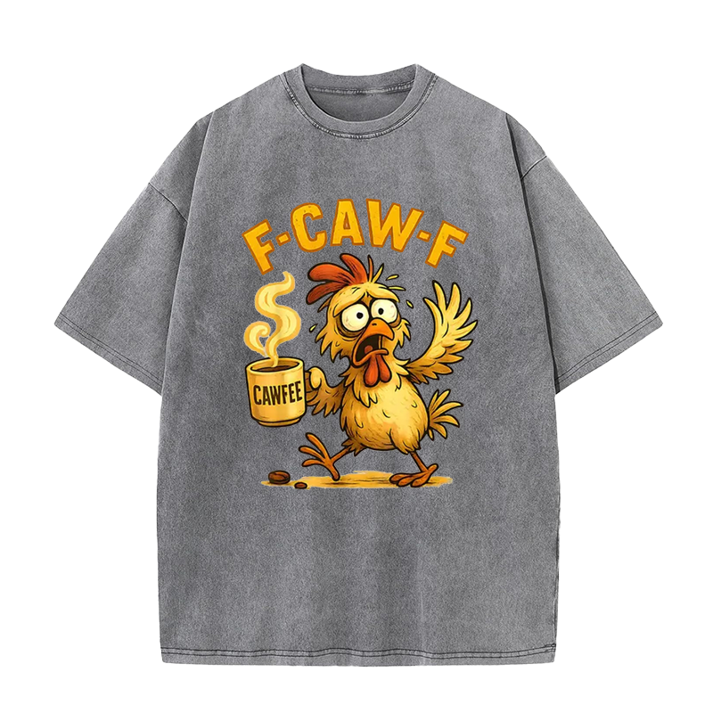 Funny Chicken Humor F-Caw-F Tee