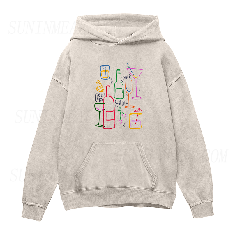 Cheers Salute Santé Unisex Hoodie