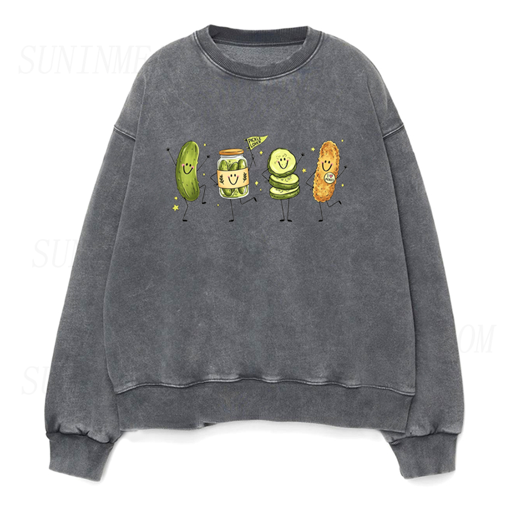 Cute Pickle Squad Unisex Crewneck Sweatshirt