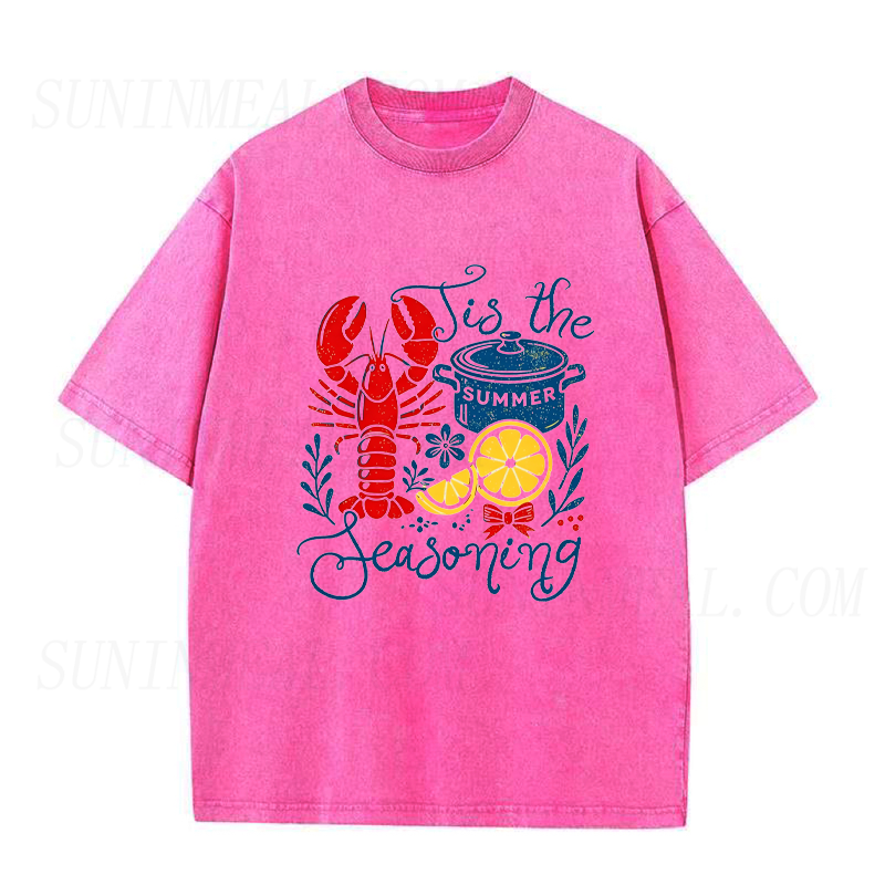 Tis The Seasoning Lobster Unisex Tee
