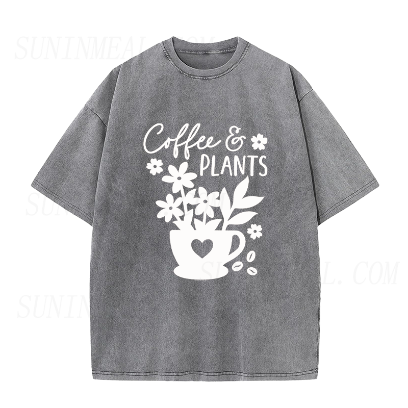 Coffee and Plants Unisex Tee