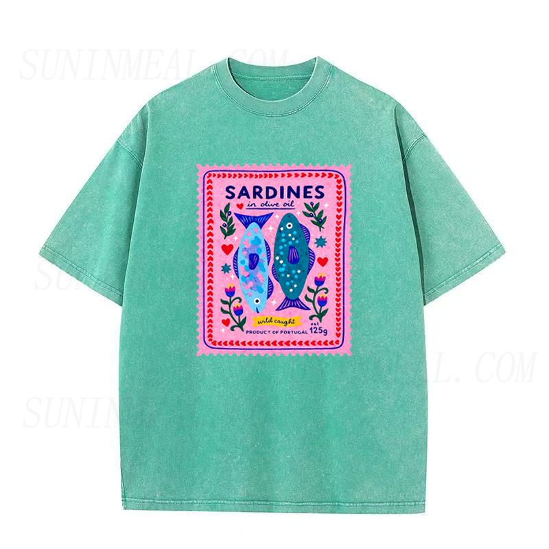 Colorful Portugal Sardines Unisex Tee