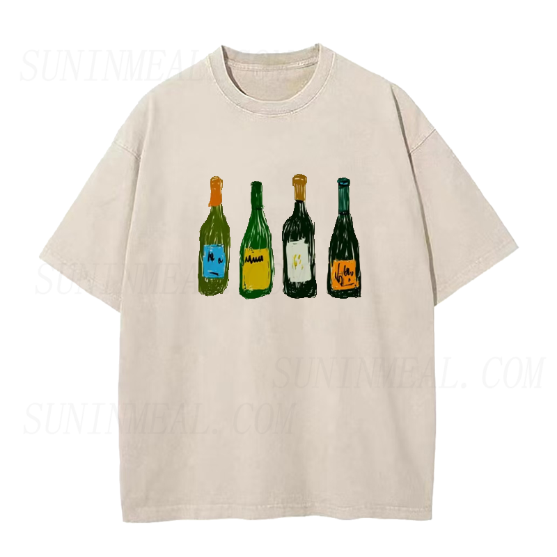 Wine Bottles Unisex Tee