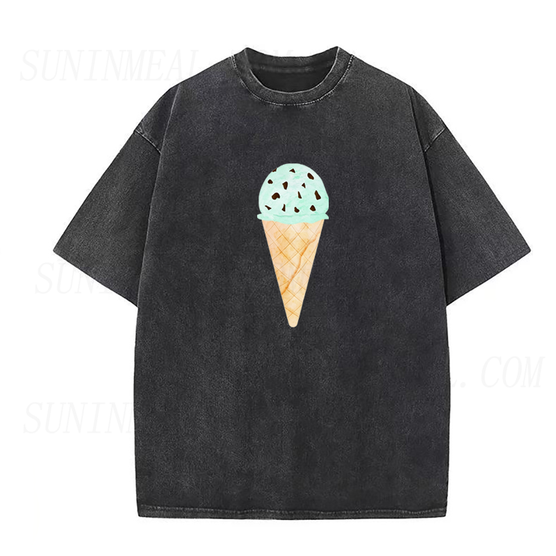 Mint Chocolate Chip Ice Cream Unisex Tee