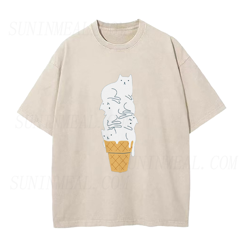 Ice Cream Cats Unisex Tee