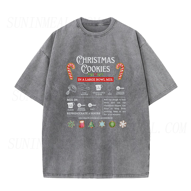 Christmas Cookie Recipe Unisex Tee