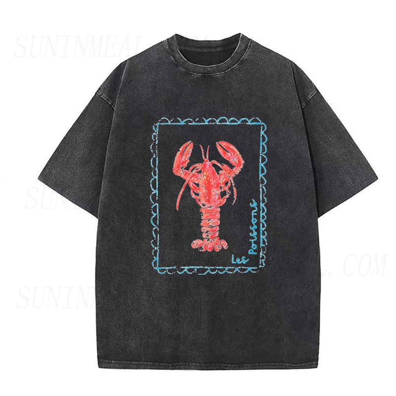 Les Poissons Lobster Unisex Tee