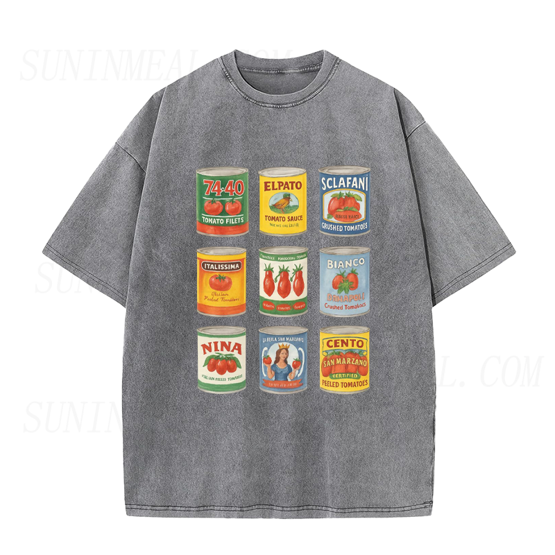 Retro Tomato Can Unisex Tee