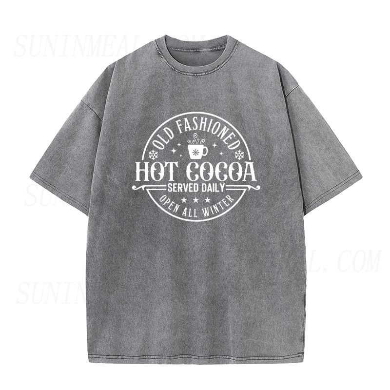 Old Fashioned Hot Cocoa Christmas Unisex Tee
