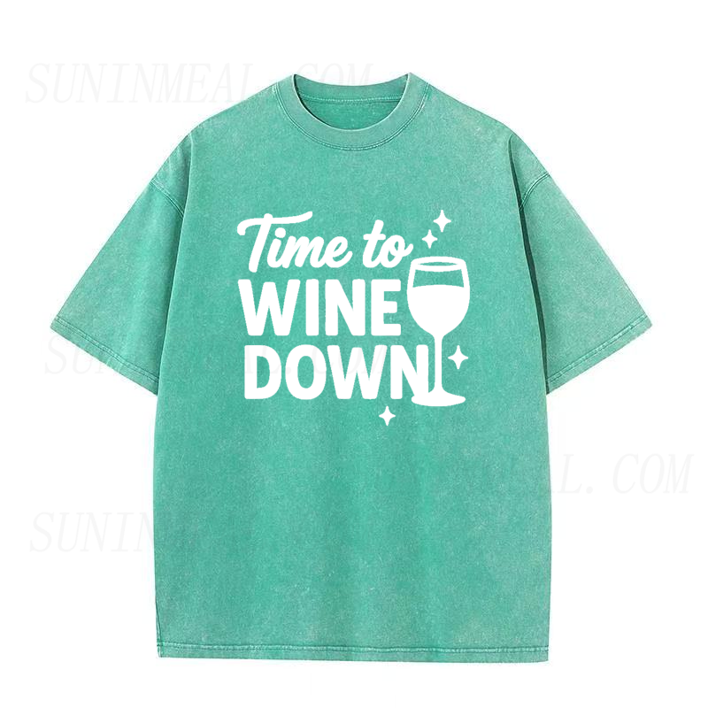 Time To Wine Down Unisex Tee