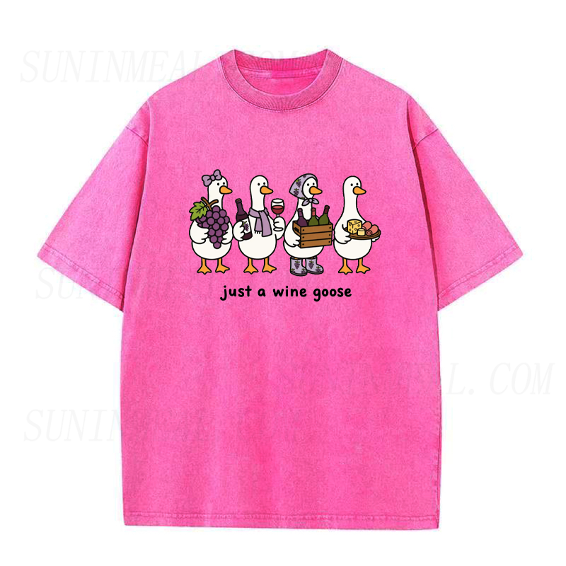 Just A Wine Goose Unisex Tee
