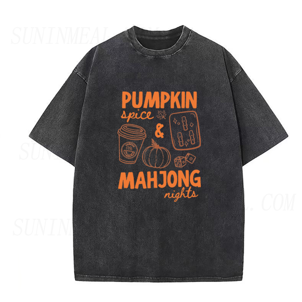 Pumpkin Spice Mahjong Unisex Tee
