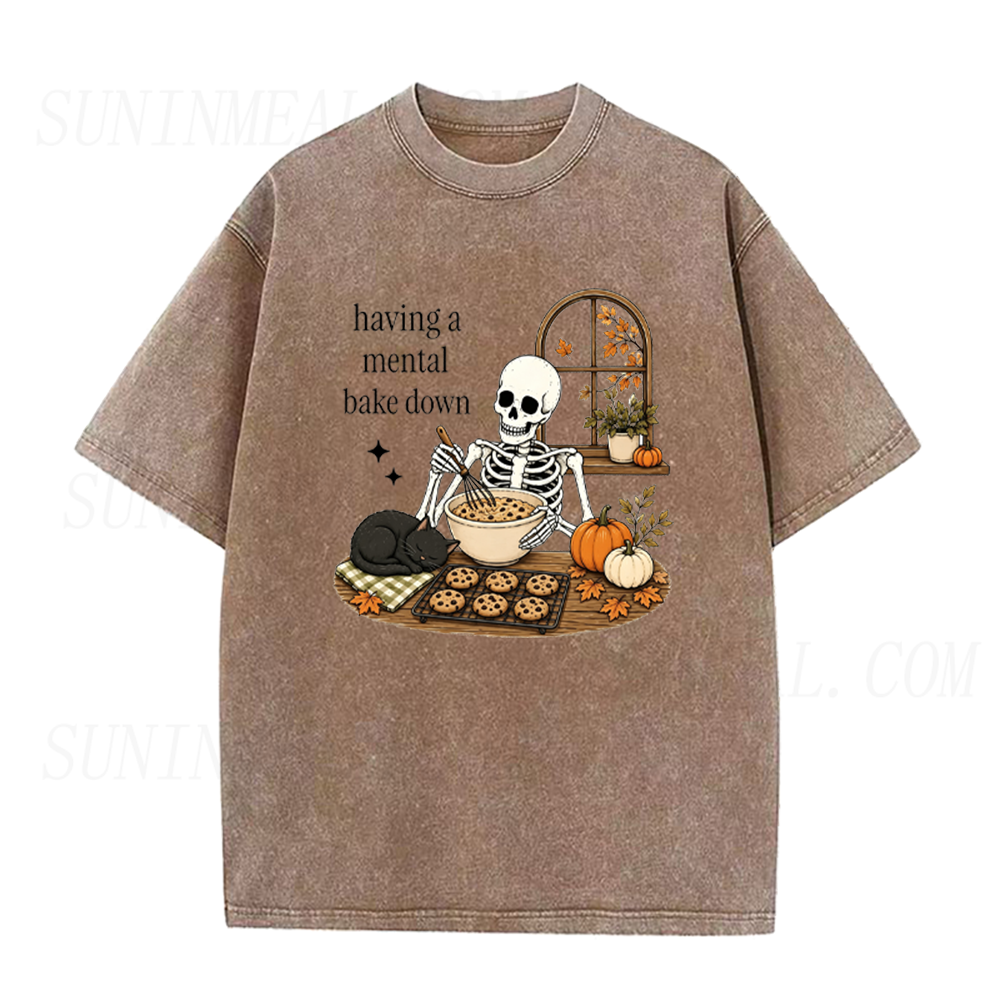 Funny Baking Skeleton Unisex Tee