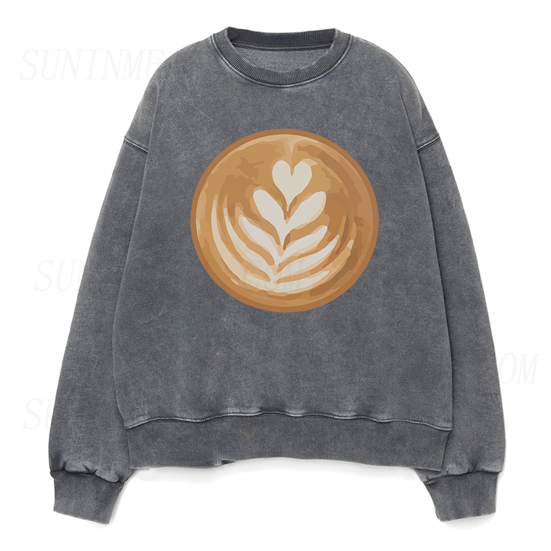 Latte Art Unisex Crewneck Sweatshirt