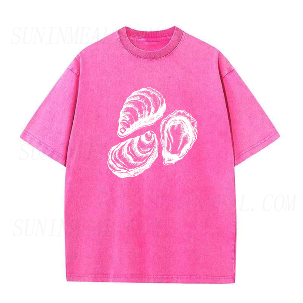 Retro Sketch Oyster Unisex Tee