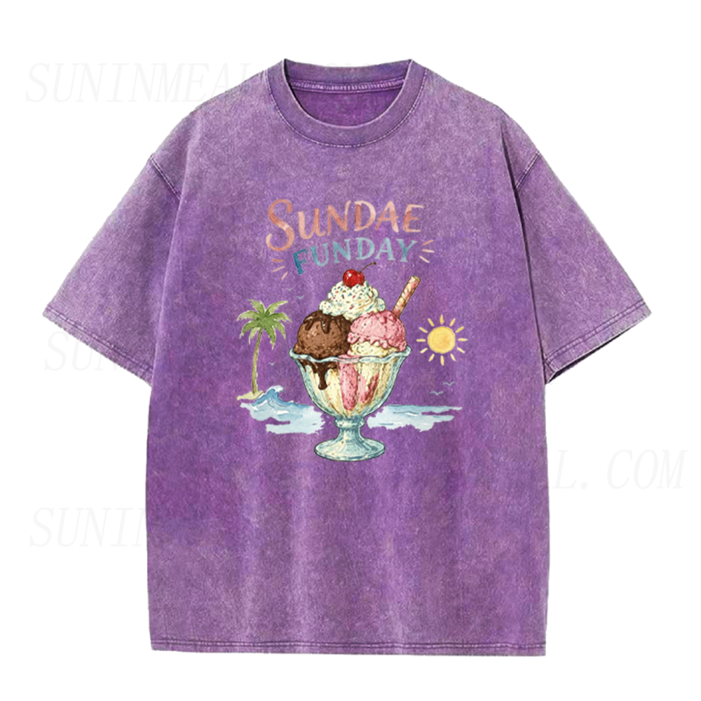 Sundae Funday Ice Cream Unisex Tee